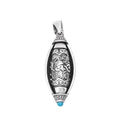 Sterling Silver Six-character Truth Pendant
