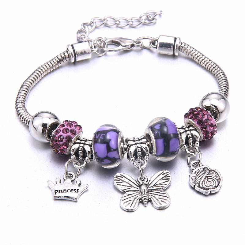 Colorful Personality Crystal String Beads Bracelet