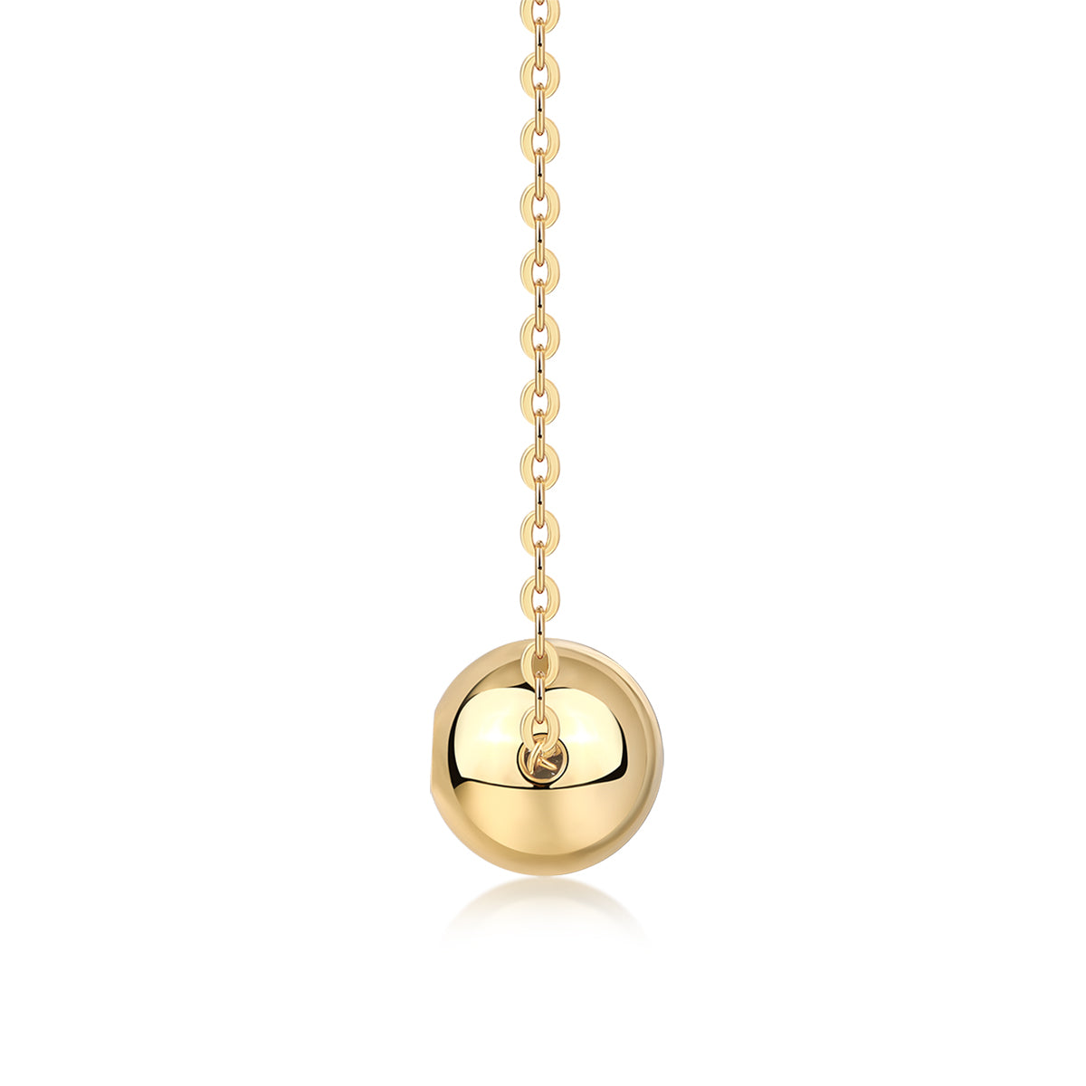 Good Fortune Flows - A Fashionable And Trendy Necklace Pendant Set With Top-quality Moissanite S925 And Silver Plated With Gold Can Be Tested With A Diamond Pen.