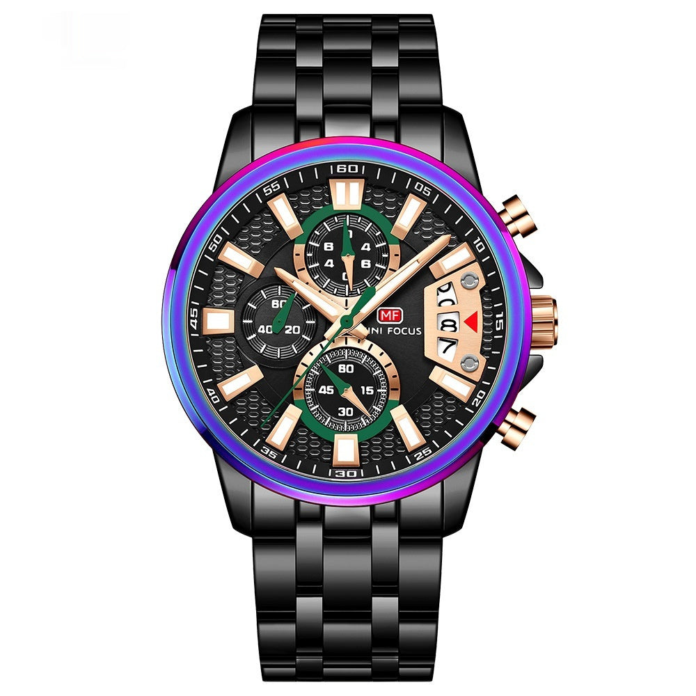 Personalized Waterproof Quartz Watch Magic Color Shell Multifunctional