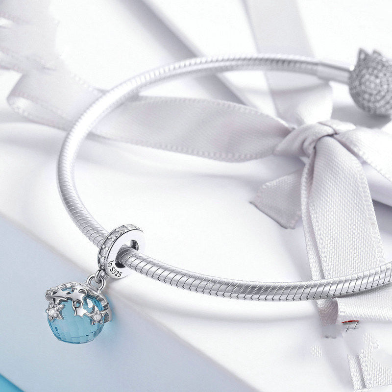 Blue Starlight Pendant S925 Silver Fashion All-match