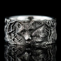Retro-style Wolf-head Pattern Alloy Ring