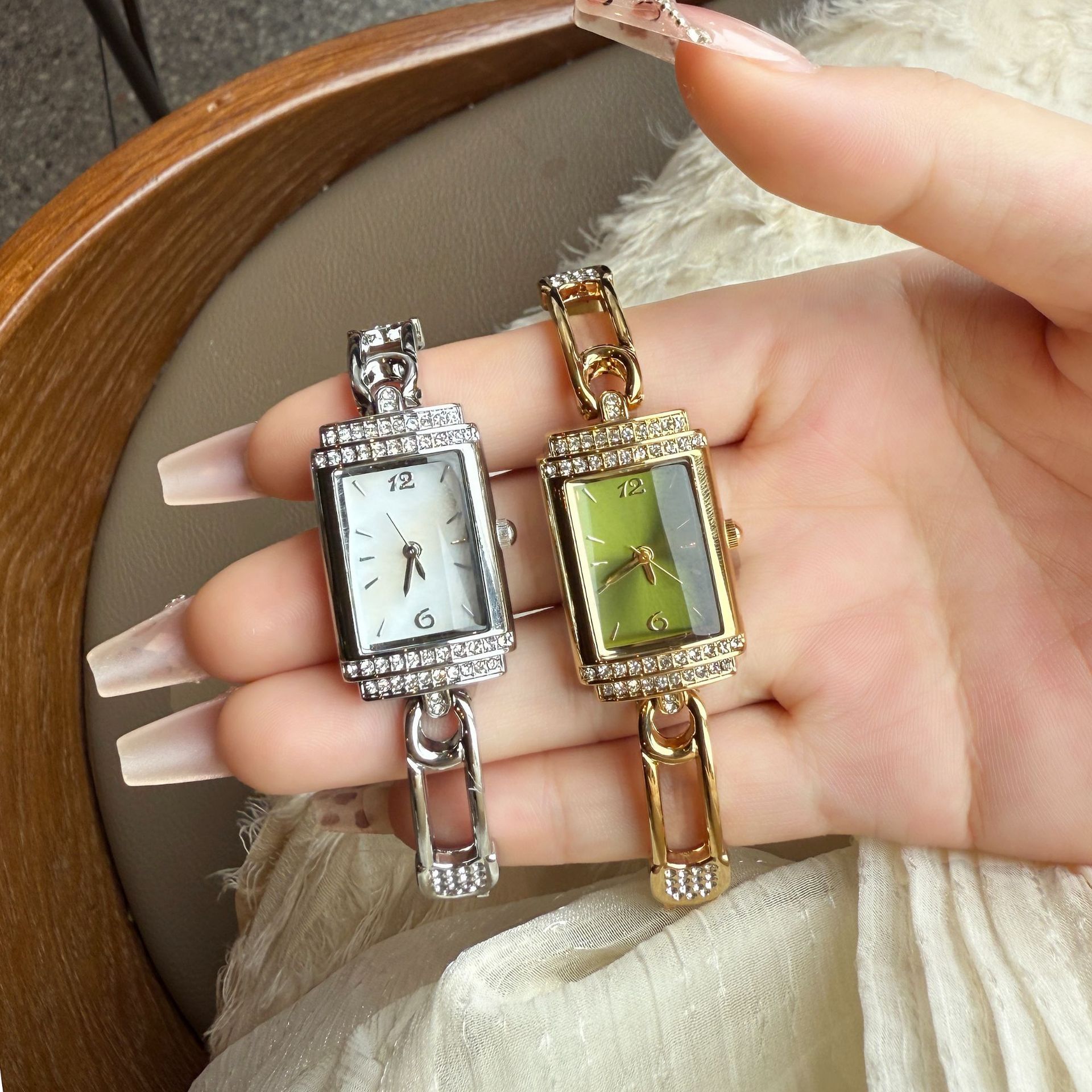 Women's Watch Light Luxury Square High Sense