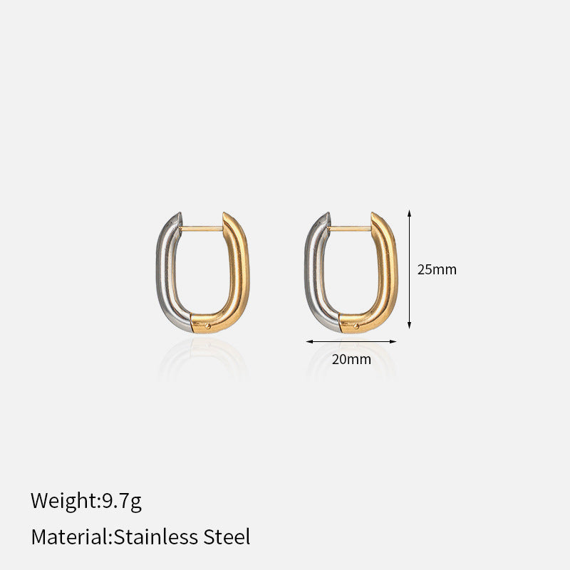European And American Fashion Simple Geometric Circle