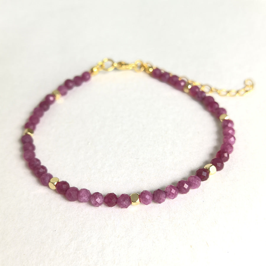 Bohemian-style Colorful Natural Stone Bracelet