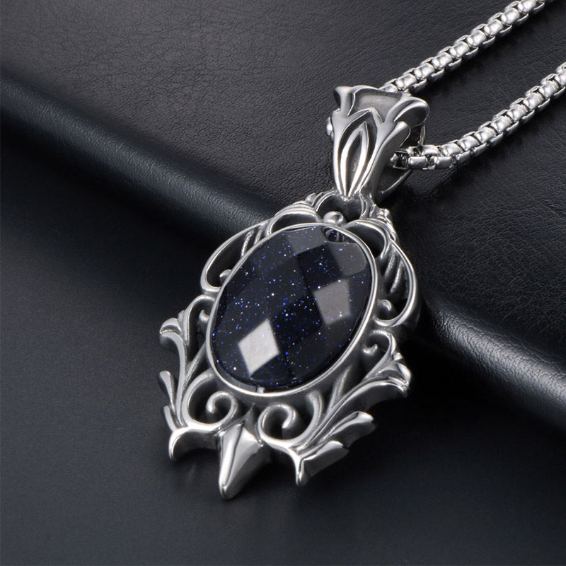 Traditional Chinese-style Retro Fashion Teardrop Necklace Pendant