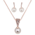 Pearl necklace set