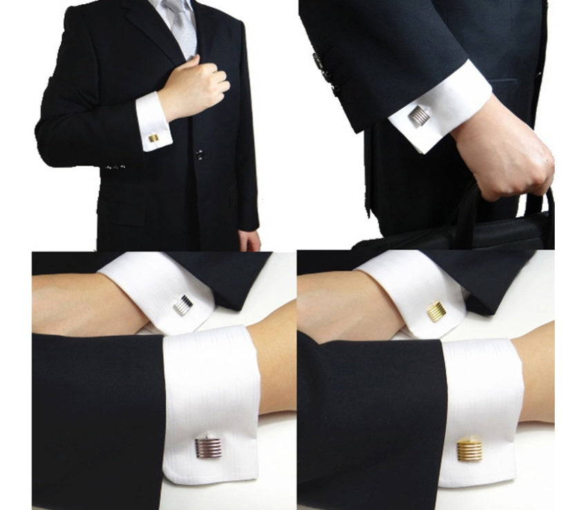 Carbon fiber cufflinks