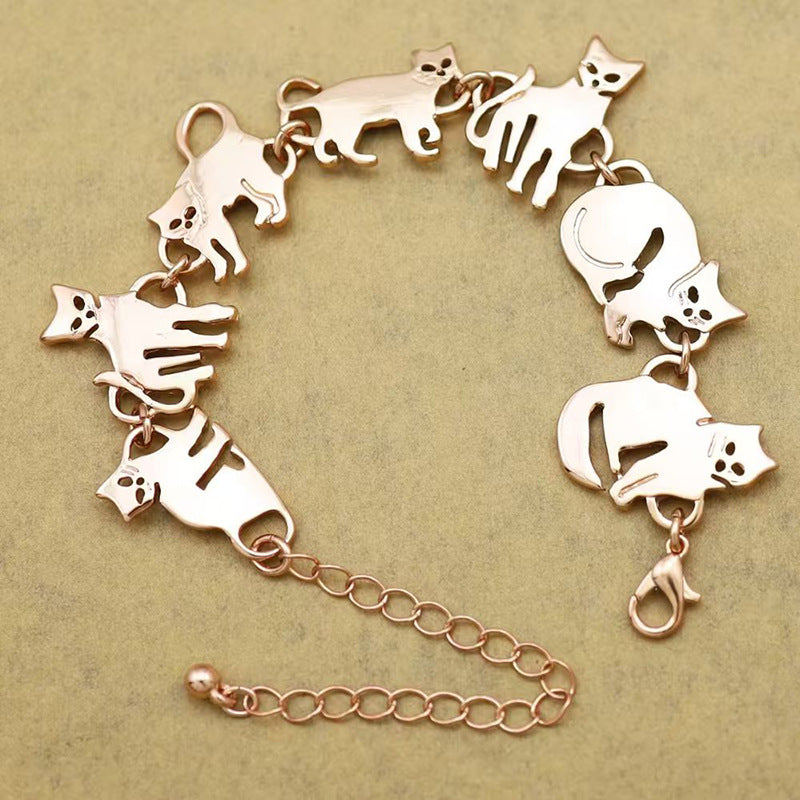 Cute Kitten Fashionable Creative Little Animal Bracelet