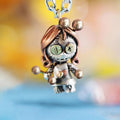 Wudou Doll Silver Necklace Personality Retro