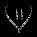 Manufacturer's direct selling classic kiss kiss EARRINGS NECKLACE BRIDAL suit 451 Wedding Jewelry