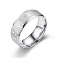 Six-Character Mantra Personalized Stainless Steel Ring For Men And Women