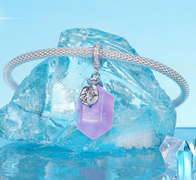New Energy Amethyst Pendant Charm Elegant