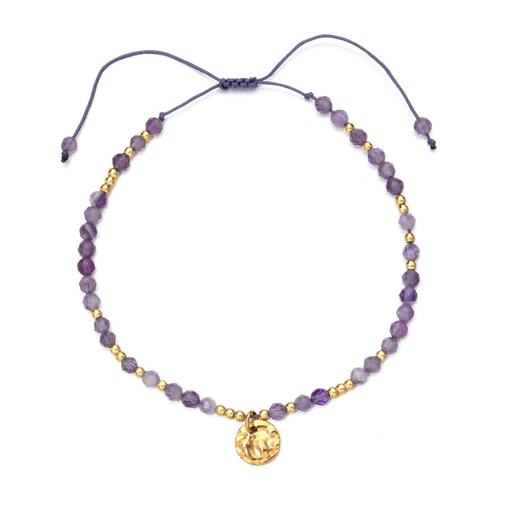 Retro Light-luxury High-end Pearl Bracelet With A Drawstring