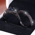 Black Gold Colored Womens Wedding Ring