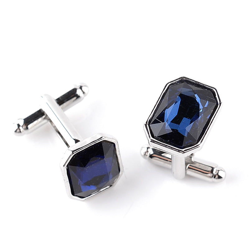 Novel And Colorful Glass Diamond Fashion Atmosphere Suit Shirt Accessories