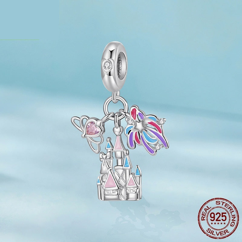Original Gorgeous Fireworks Castle Diy Pendant Parts