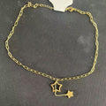 Stainless Steel Geometric Pentagram Chain Necklace