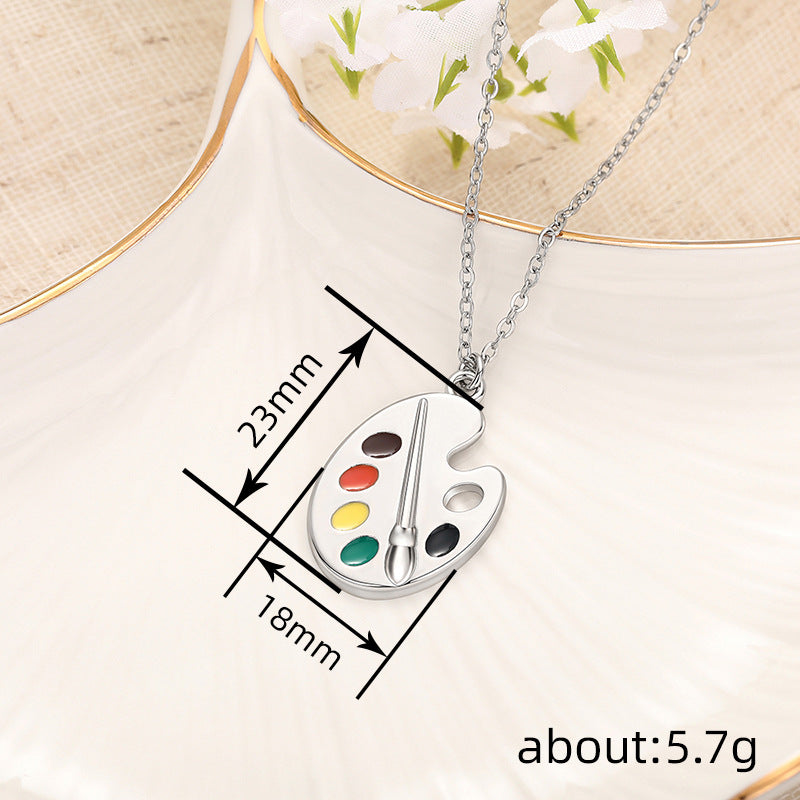 Creative Uniquely Shaped New Color-matching Necklace