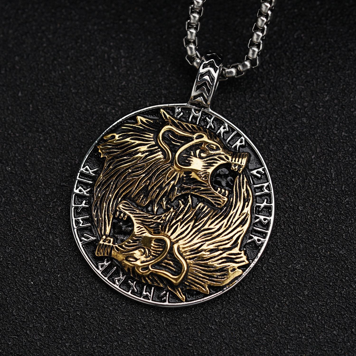 Pirate Viking Guardian Totem Men's Pendant