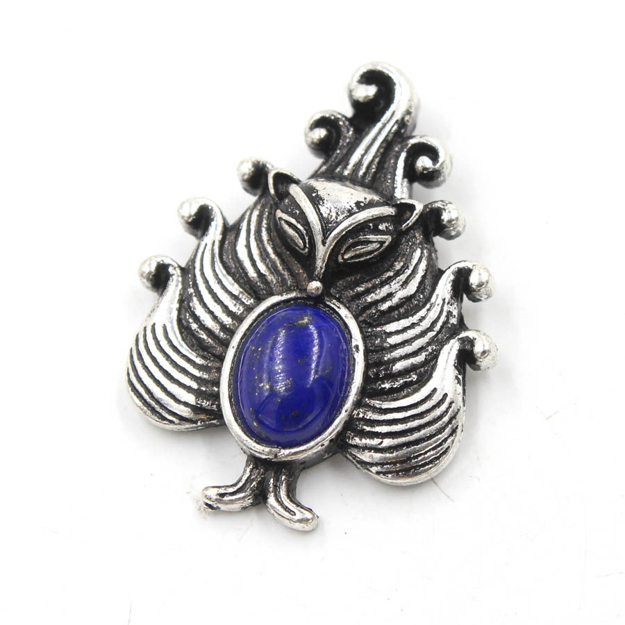 Nine-Tailed Fox Natural Crystal Pendant