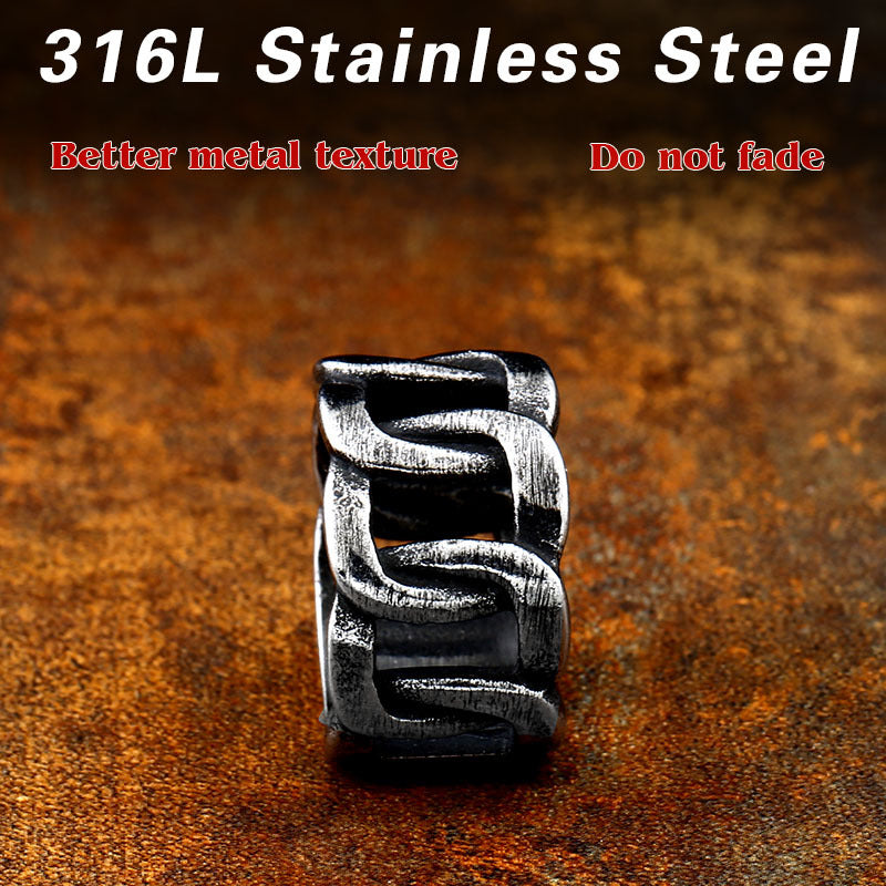 Men's Vintage Creative Stainless Steel Ring