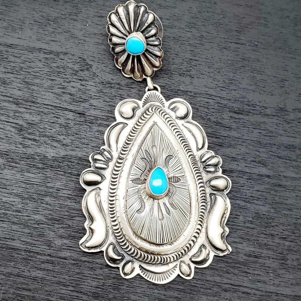 Retro Bohemian Turquoise Earrings For Women