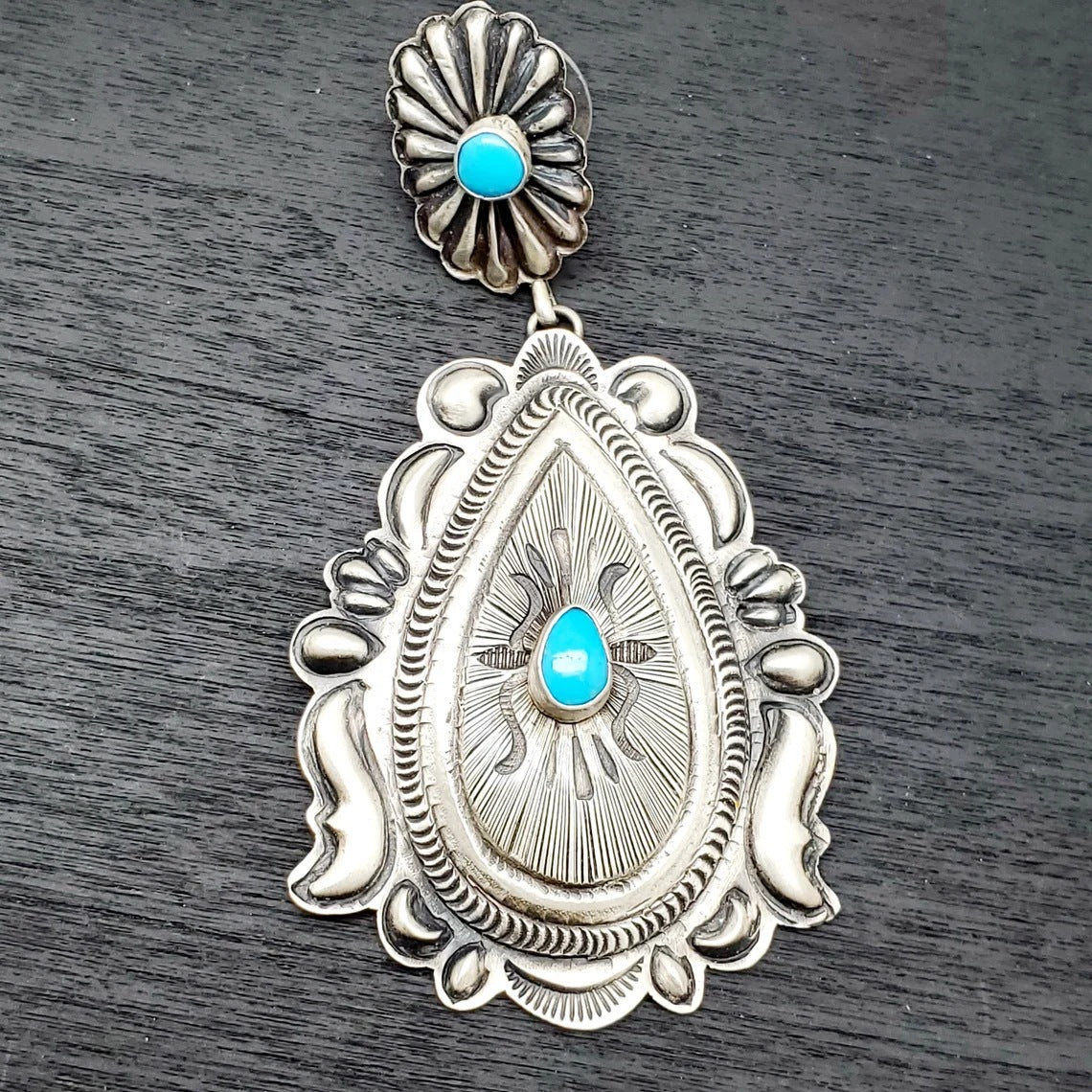 Retro Bohemian Turquoise Earrings For Women