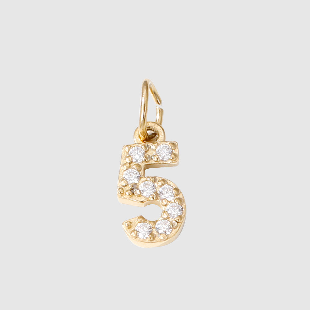 Diamond-encrusted Stainless Steel Jewelry Accessories Pendant