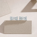 Heart-shaped Moissanite Set With Top-quality Moissanite Luxury And Fashionable Light Luxury Jewelry Silver Stud Earrings S925 Silver-plated Platinum