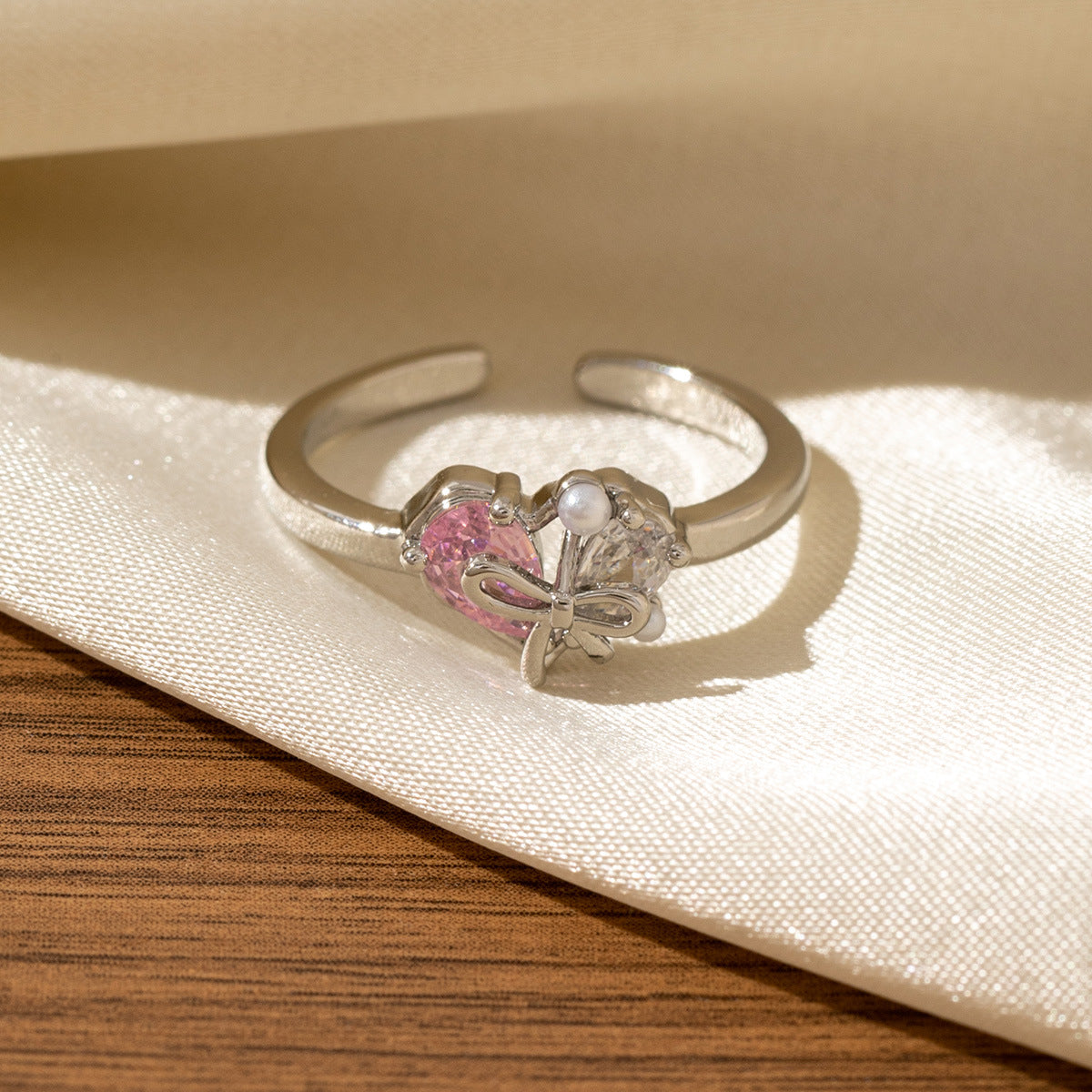 Light-luxury High-end Adjustable Open Ring For Women