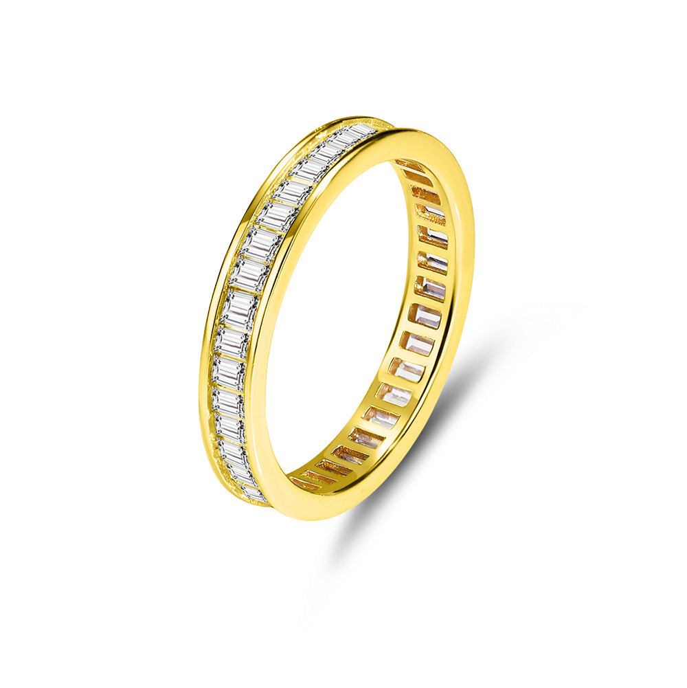 High End Minimalist Diamond Ring