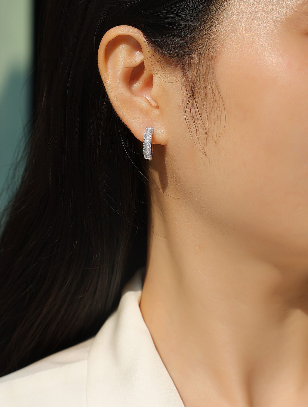 Brilliant Night - Premium Moissanite Luxury Fashion Light Luxury Jewelry Silver Stud Earrings S925 Silver Plated Platinum