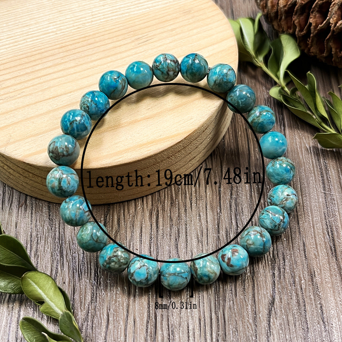 Natural South African Turquoise Bracelet For Men And Women