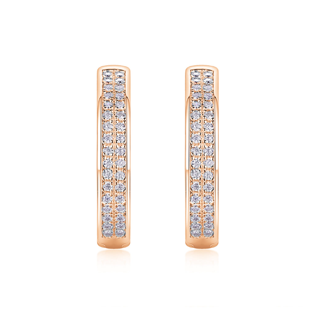 Firefly Light - Premium Moissanite Luxury Fashion Light Luxury Jewelry Silver Stud Earrings S925 Silver Plated Platinum