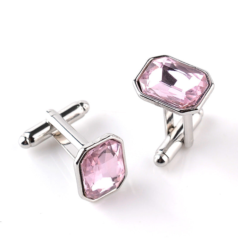 Novel And Colorful Glass Diamond Fashion Atmosphere Suit Shirt Accessories