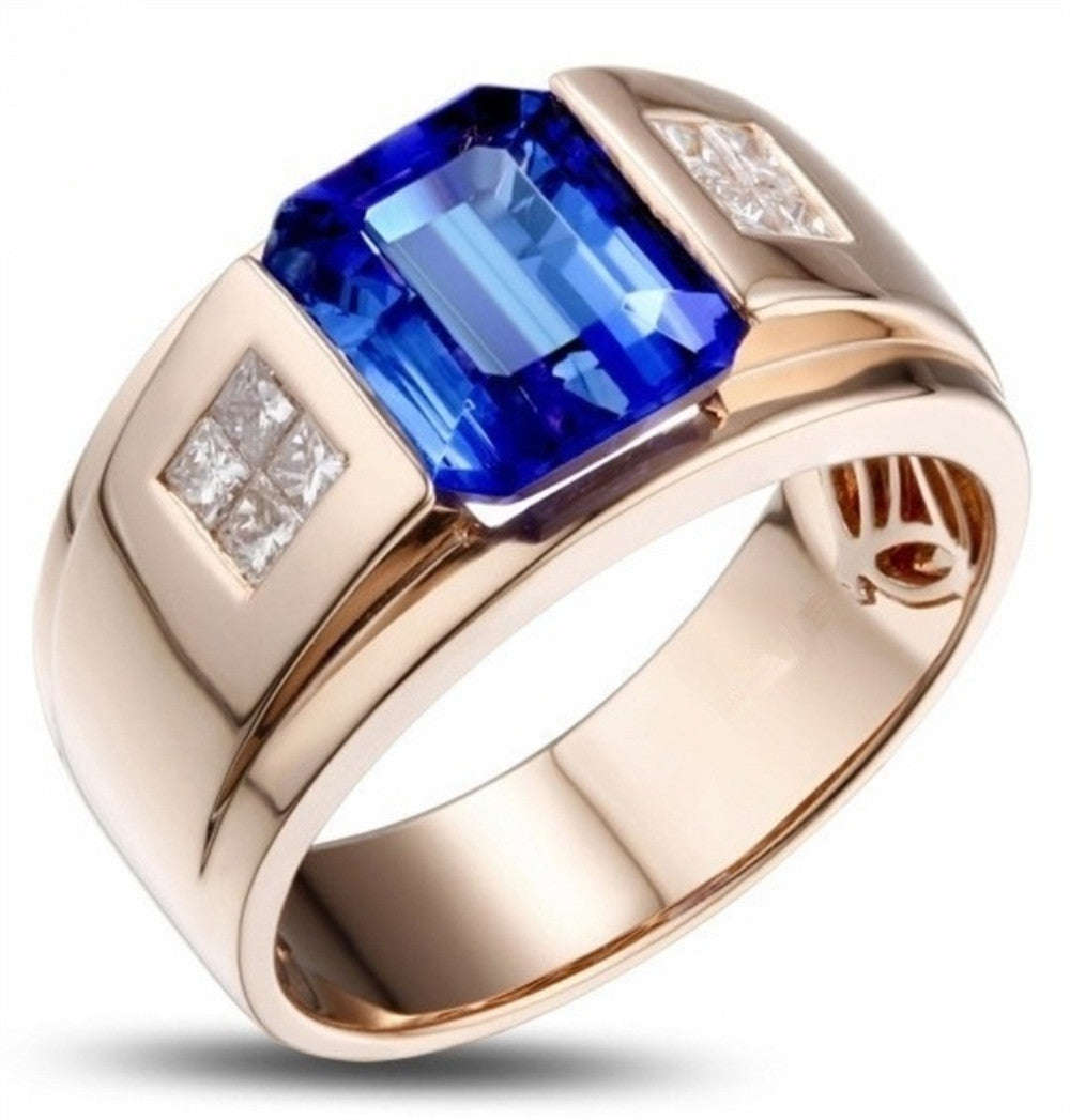 Gold Diamond Ring For Men