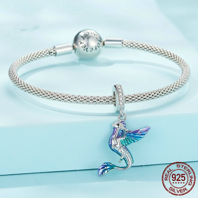 Gradient Dripping Flying Dragon Bracelet String Beads