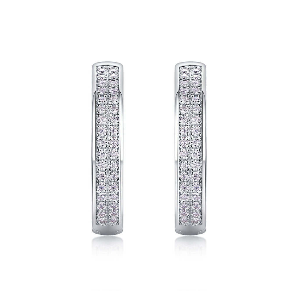 Firefly Light - Premium Moissanite Luxury Fashion Light Luxury Jewelry Silver Stud Earrings S925 Silver Plated Platinum
