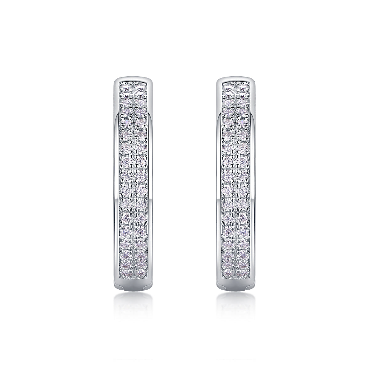Firefly Light - Premium Moissanite Luxury Fashion Light Luxury Jewelry Silver Stud Earrings S925 Silver Plated Platinum