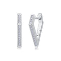 Coronation - Earrings Set With Top-quality Moissanite S925, Silver And Platinum-plated Stud Earrings, A Fashionable And Trendy Accessory That Can Be Tested With A Diamond Pen