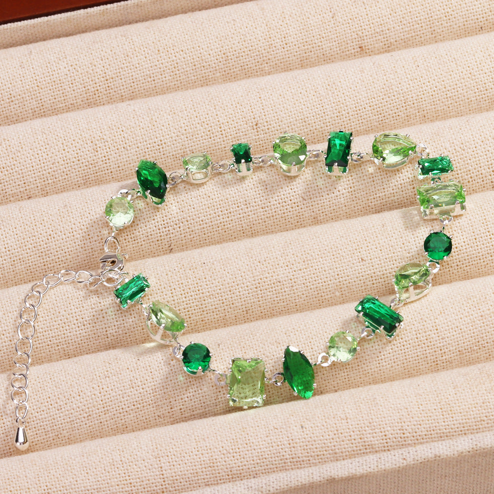 Stylish Zircon Color Bracelet In The Instagram Style
