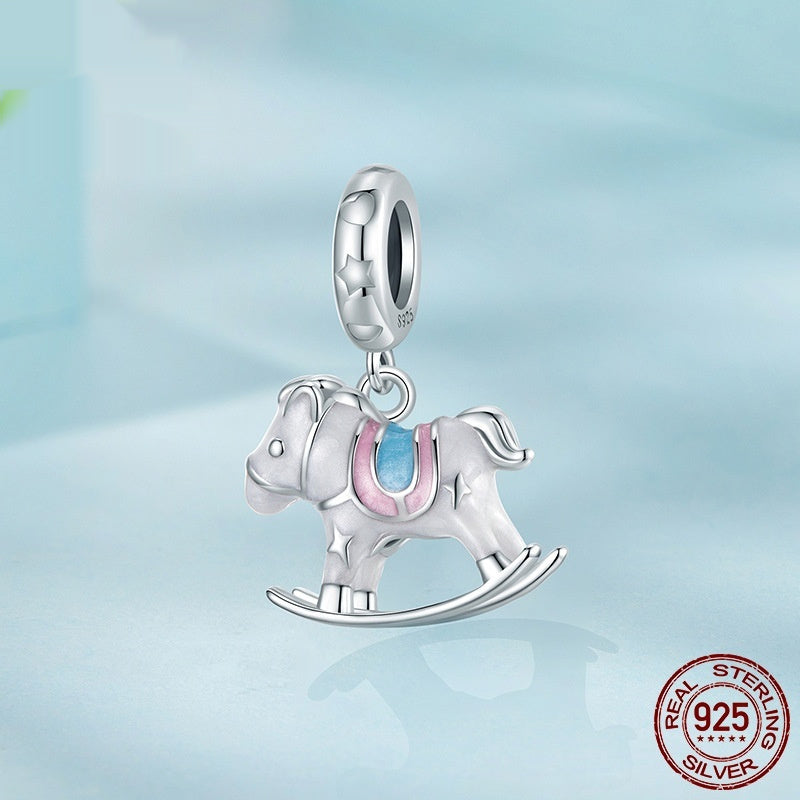 Exquisite Trojan Pendant S925 Silver Beaded