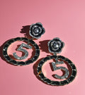 Chic Woven Leather 5 Statement Earrings