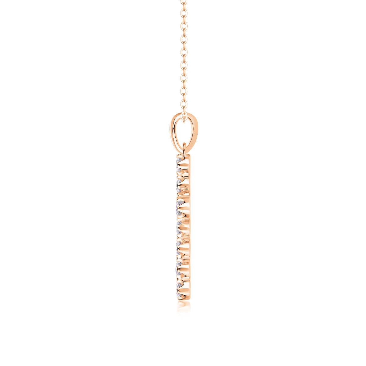 The Pendant Is A Fashionable And Trendy Accessory Set With Top-quality Moissanite S925 Silver And Platinum-plated Gold. It Can Be Tested In Gold Rose Gold With A Diamond Pen