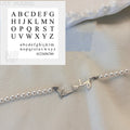 DIY Personalized English Name Design Titanium Steel Necklace
