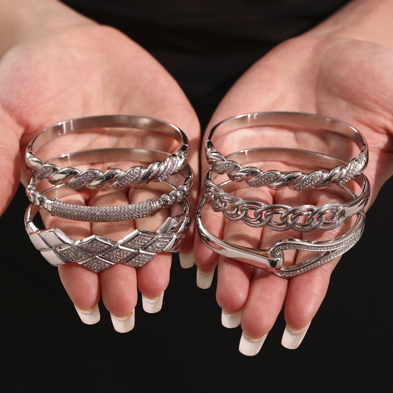 High-end Stainless Steel Zircon Bracelet