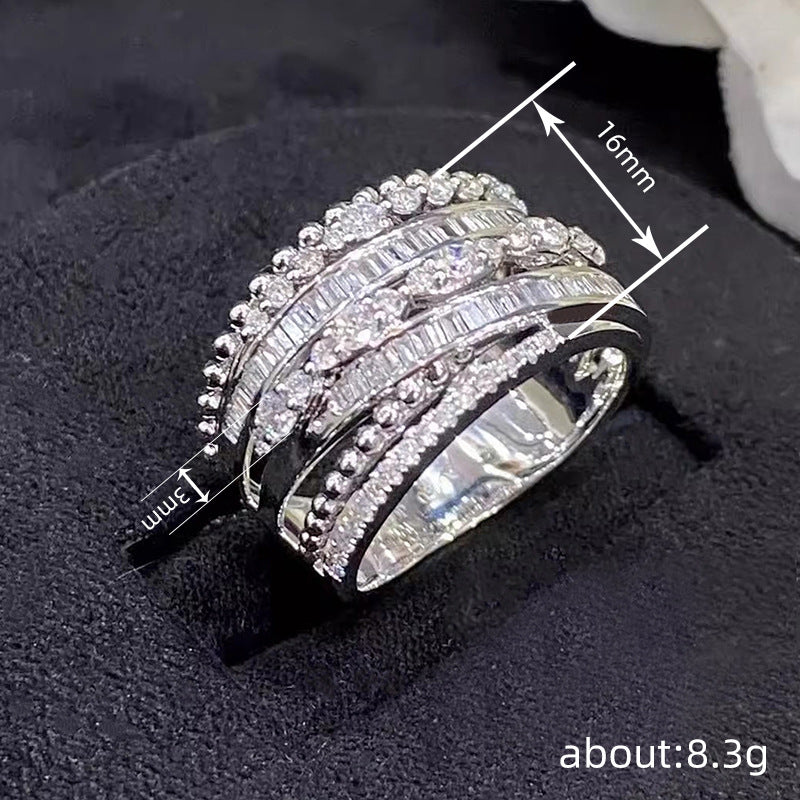 Geometric Design Ring For Women