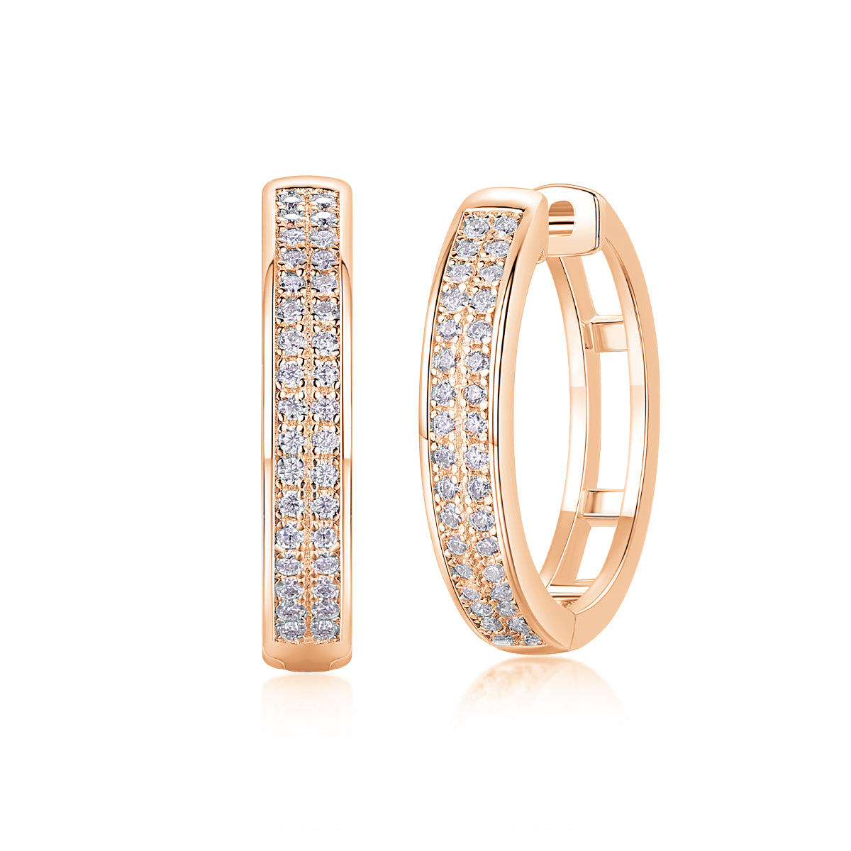 Firefly Light - Premium Moissanite Luxury Fashion Light Luxury Jewelry Silver Stud Earrings S925 Silver Plated Platinum