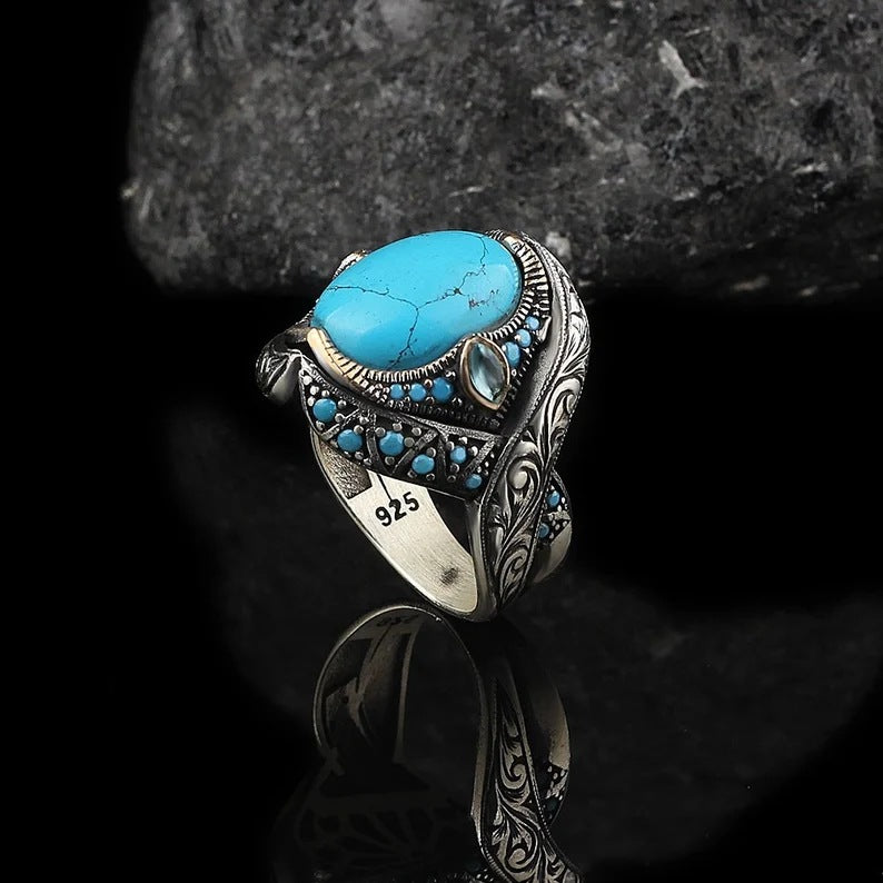 Retro Personalized Creative Ethnic-Style Couple Rings